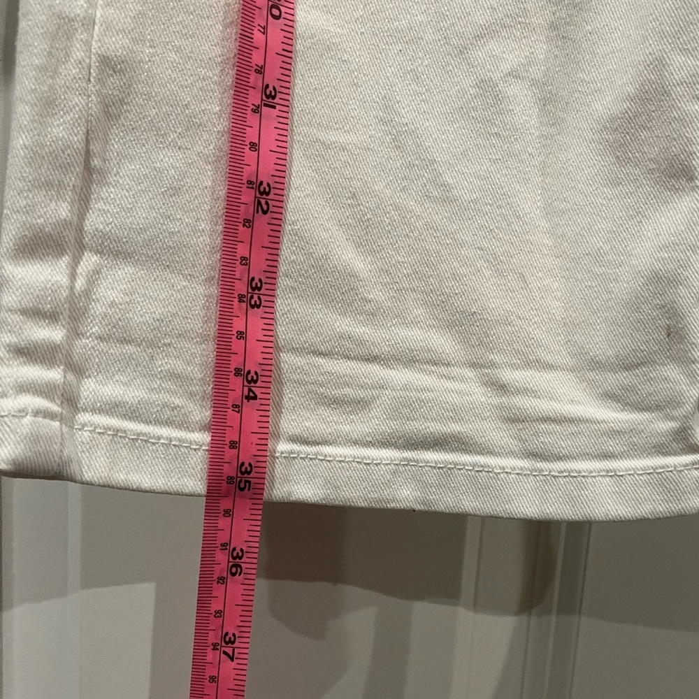 Jones New York Jeans City Cuffed Capri White Jeans Size 14 - Picture 6 of 7